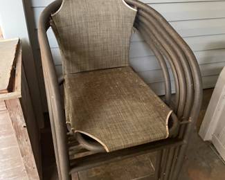 Set of patio chairs