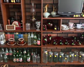 Crocs, jugs, soda bottles