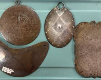 Native American Trade Gorgets