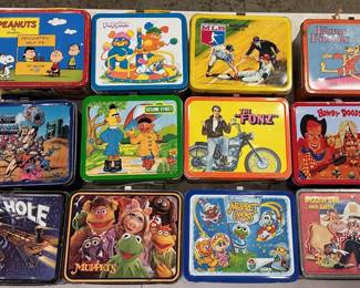 Vintage Metal Lunch boxes