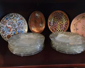 art nouveau plates