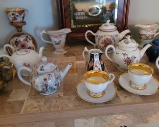19th century tea pot collection