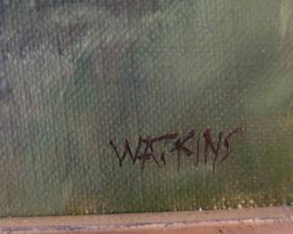 Oil painting by Watkins