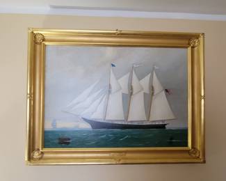 James Babbidge maritime painter oil painting