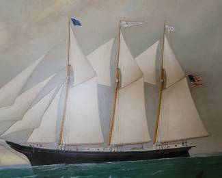 James Babbidge maritime painter oil painting