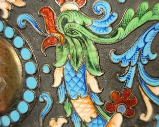 Imperial Russian Silver and enamel cup