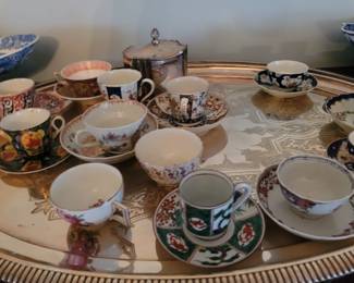 19th century tea cup collection