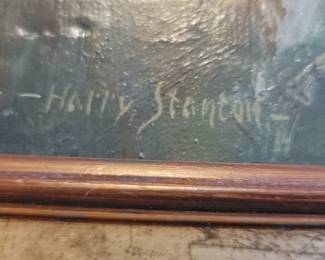 Geese painting by Harry Stenton