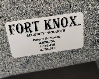 Fort Knox gun safe