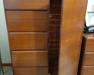 Cedar Lined Armoire with 5 Drawers