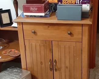 Storage Cabinet & Games