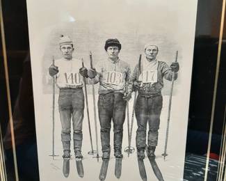 Black & White Art "Think Snow"