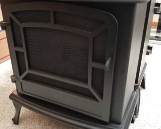 One of Two Decorative Space Heaters