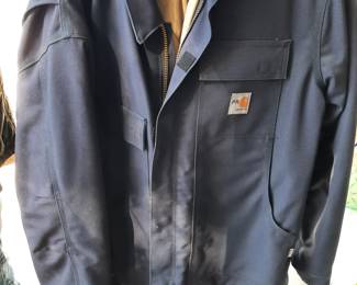 Despite the shadow on these Carhartt, they are new. XL Navy