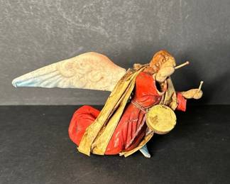 Cartapesta paper mache angel made in Italy