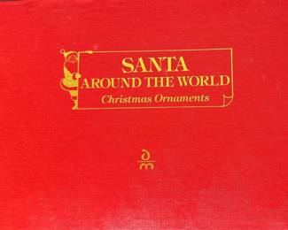 Santa around the world ornaments The Danbury Mint