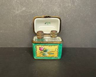 Limoges France perfume bottles box