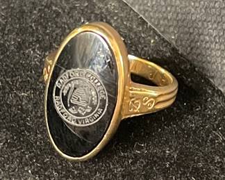 10k gold Radford Univ class ring
