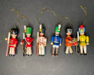 Vintage soldier ornaments
