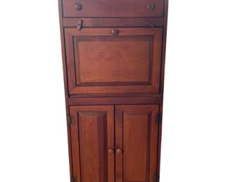 Wood desk/cabinet