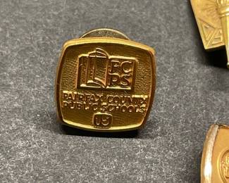 Fairfax County Vintage public school pin