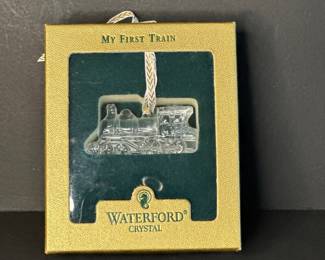 Waterford train ornament