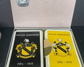 William Shakespeare playing cards