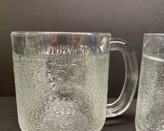 Vintage Iittala Krouvi glass mugs