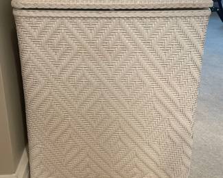 LaMont wicker hamper vintage