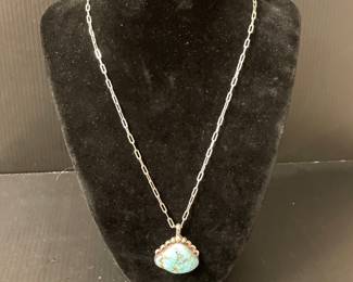 925 silver & turquoise necklace