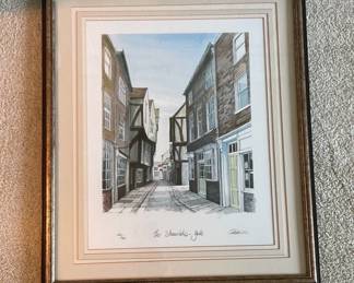 The Shambles York signed art