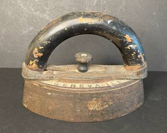 Sad iron Geneva LLC cast iron vintage