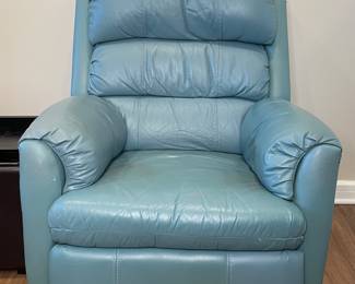 Leather recliner