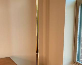 Brass floor lamp