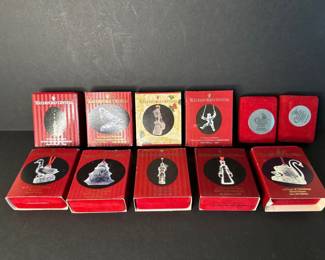 Waterford Crystal Ornaments 12 Days of Christmas