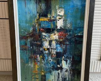 Signed oil painting Ventura