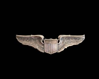 WWII pilot wings pin