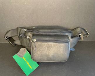 Hammacher Schlemmer Leather belt bag