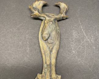 Iron moose bottle opener