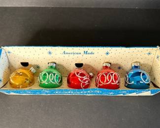 Vintage Paragon glass ornaments