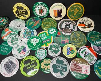 Vintage Irish St Patrick’s Day pin collection