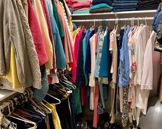 Large collection of women’s clothes: LL Bean, Talbots, Lands End & more