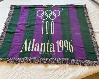Atlanta 1996 Olympics throw blanket