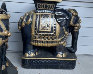 Elephant tables plant stands from Philippines