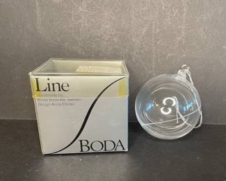 Boda Sweden glass ornament
