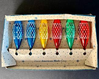 Vintage Paragon glass ornaments