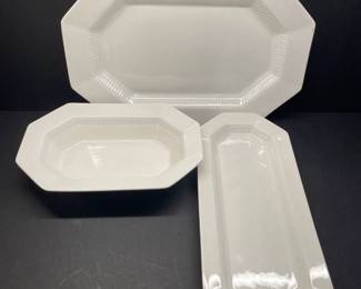 Independense Ironstone serving plates Japan