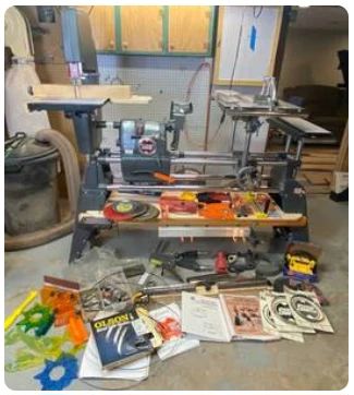 Shop Smith Model 555861 and Lots of tools, woodworking accessories and more
