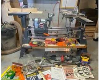 Shop Smith Model 555861 and Lots of tools, woodworking accessories and more