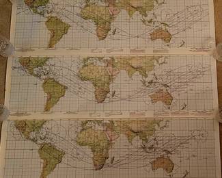 APOLLO 8 EARTH ORBIT CHART. 3 of 3